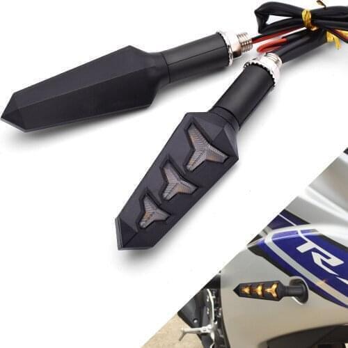For Yamaha XJR FJR 1300 FZ1 FAZER YZF R 25 3 6 MT10 Motorcycle Signals Lamp Turn Signal Light Sequential Flowing Water LED Light