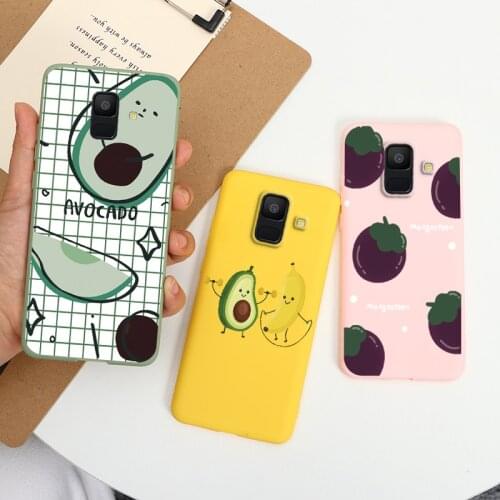 Silicone Case For Samsung Galaxy A6 Plus High Qualitu Soft TPU Coque Colofful Cartoon Painted Phone Cover For Samsung A 6 a6plus
