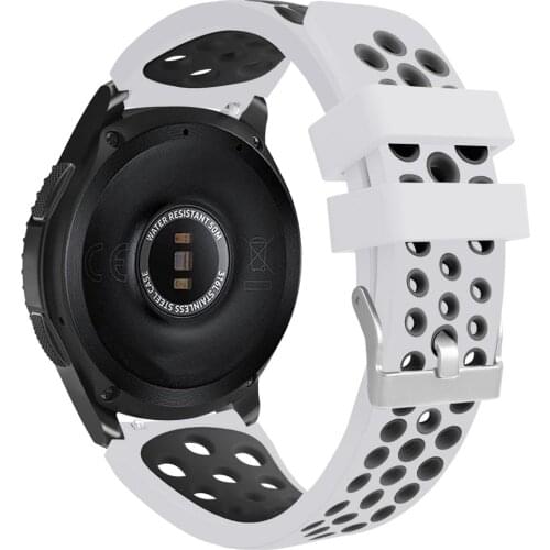 XMUXI Sport Band For Samsung Galaxy Watch 46mm Gear S3 classic Huawei Watch Replacement Watch Strap 22mm Watch Band 91012