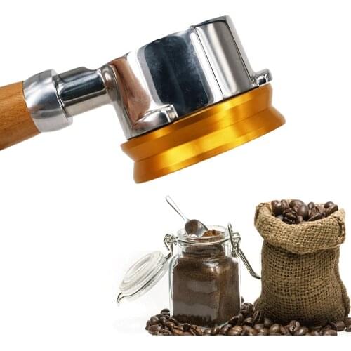 Stainless Steel Espresso Coffee Tamper 51/54/58MM Breville Delonghi Krups Aluminum IDR Intelligent Dosing Ring Profilter Tool