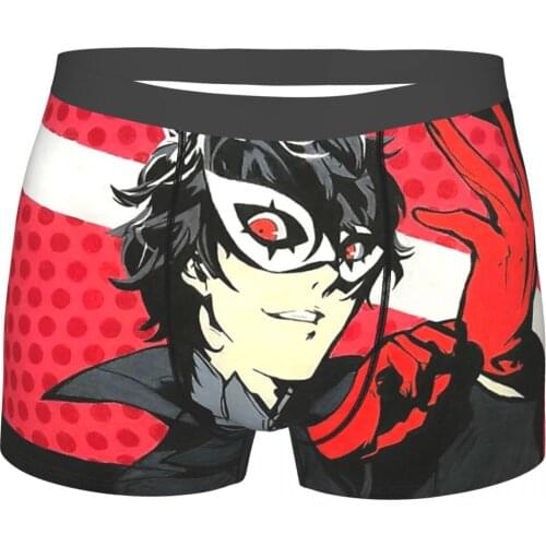 Persona 5 P5s Role-playing Games Underpants Cotton Panties Man Underwear Sexy Joker Artwork Shorts Briefs