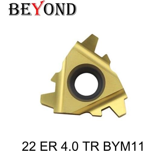 BEYOND 22 ER 4/5/6 TR 4.0/5.0/6.0 BBM18 BYM11 Carbide Lathe Threading Inserts for cnc turning tool holder SER SER2020 steel 22ER