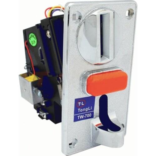 Advanced Comparable Zinc Alloy Front Entry Single Coin Selector TW-700 Coin Acceptor for Vending Machines Arcade Game Cabinets