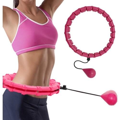 Yoga Gym Fitness Slimming Hoop Bodybuilding Flat Abdomen Fat Burning Weight Losing Belly Massage Waist Exercise Sports Hoop