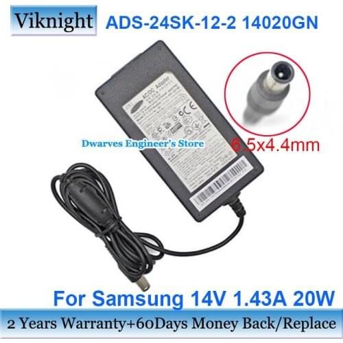 20W ADS-24SK-12-2 14020GN S19B300N S19B150B For Samsung LCD LED Monitor Power Adapter 14V 1.43A AD-2014B ADS-24SK-12-2 Charger