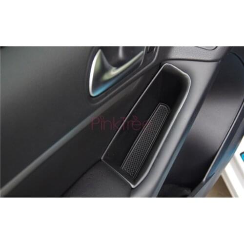 Accessories For Volkswagen VW Tiguan 2009- 2015 Glove Storage Box Door Organizer Case Decorative Trim Cover Car Styling