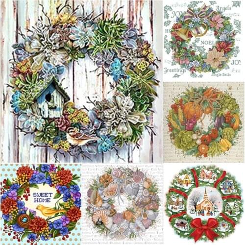 5D DIY Diamond Painting Full Square Round Drill Corolla Diamond Embroidery Cross Stitch Crafts Home Decor Manual Christmas Gift