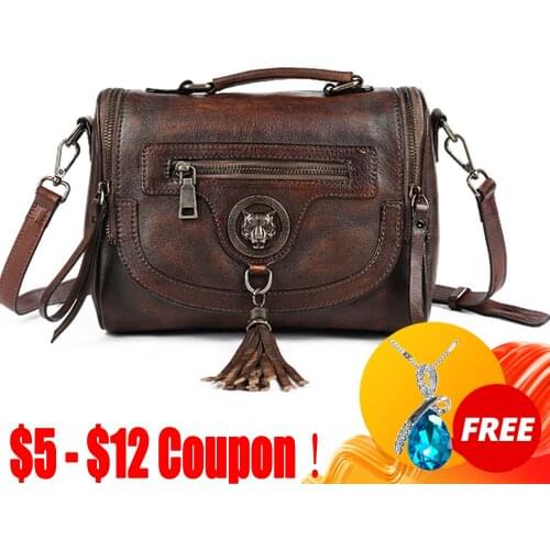 CGA Large Capacity Causal Handbags Bags for Women 2021 Designer Luxury Leather Fringe Purse Shoulder Retro Tassel Shopper Tote