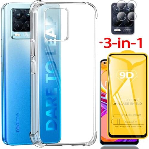 Anti-shock Clear Case for Realme 8 Pro Silicone Phone Cases Realmi 8 4G Realme-8Pro Soft Cover Realme 8 Realme GT Neo 5G Case
