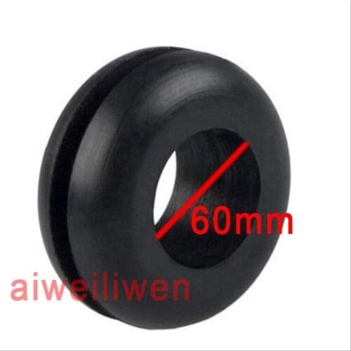 Inner diameter 60mm black Double-sided pvc protective ring rubber Wire ring overcurrent trip coil Double-faced coil guard coil