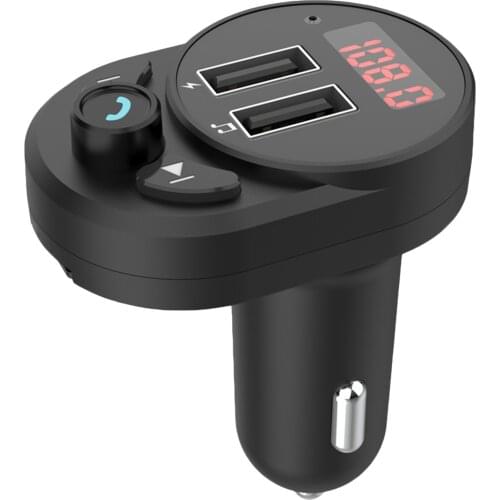 Car Bluetooth FM Transmitter Wireless Handsfree Audio Receiver Auto MP3 Player Dual USB Fast Charger Car Accessories