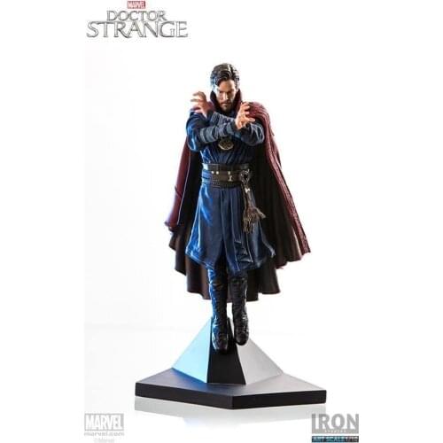 Hot Comic Animation Film Super Hero Statue Dr. Strange Iron Studios 22cm Figure Figurine Toys