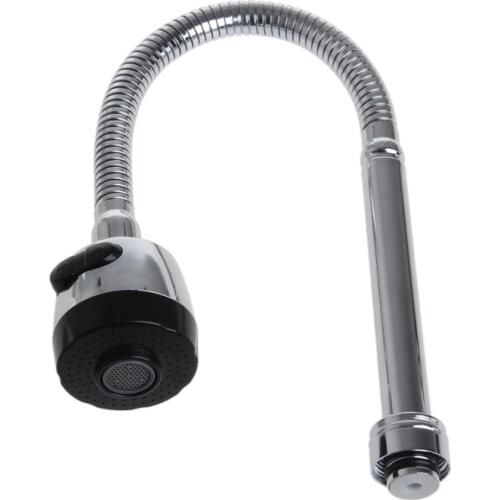 Kitchen Bar Faucet Hose Double Hole Water Zinc Alloy Replacement Tap 48cm