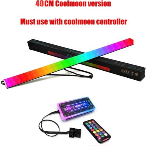 Freezemod RGB LED Strip ARGB Soft Light Cable 5V3Pin AURA PC MOD Chassis Magnetic Lamp 25/35/40CM Decoration Coolmoon