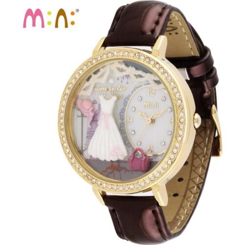 Relogio Feminino Luxury Brand Women Watch Ladies Fashion Waterproof 3D Skirt Bracelet Quartz Wristwatches Clock Reloj Mujer 2021