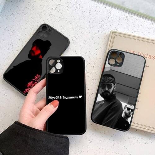 Miyagi & Endshpiel famous singer group Phone Case matte transparent For iphone 7 8 11 12 plus mini x xs xr pro max cover