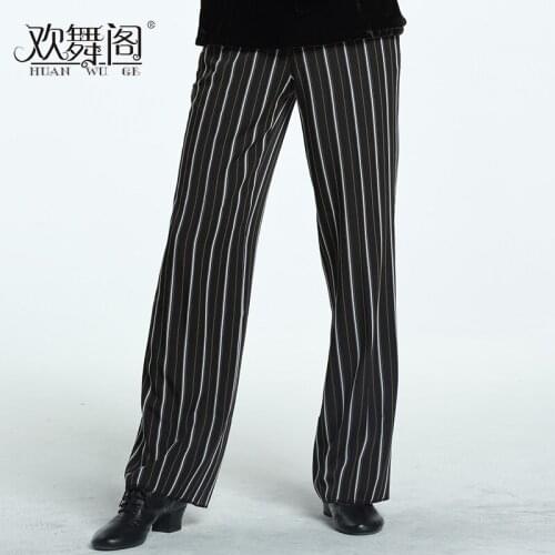 Men pants Modern Latin Ballroom Dance acrobatics costume trousers