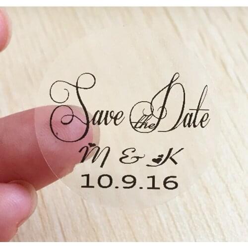 120 pieces 3cm customize Personalized Wedding birthday baby shower Thank you Invitation Envelope Sticker save the date Seals