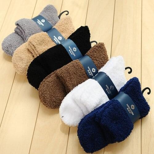 Extremely Cozy Cashmere Socks Men Women Winter Warm Sleep Bed Floor Home Fluffy