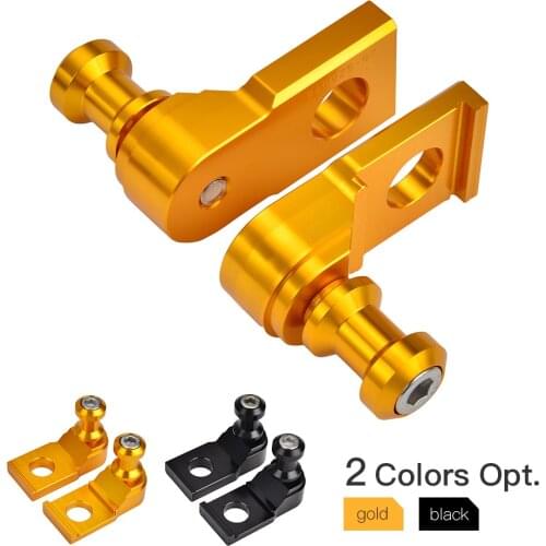 NICECNC Racing Rear Axle Blocks Spindle Sliders Adjusters Parking Ball Crash Pads For SUZUKI DRZ400SM DRZ 400SM 2005-2017 Billet