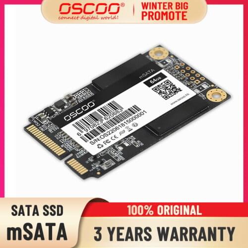 OSCOO mSATA SSD Hard Drives 16GB 32GB 64GB 128GB 256GB 512GB 1TB Original Nand Flash Chips Hard Disk