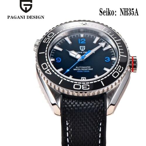 PAGANI DESIGN Classic Luxury Mens Mechanical Watch Top Brand Stainless Steel Waterproof Automatic Watch Sapphire Glass Watch