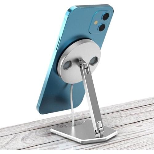 Wireless Charging Stand,Adjustable Portable Magnetic Wireless Charging Stand for Apple 12