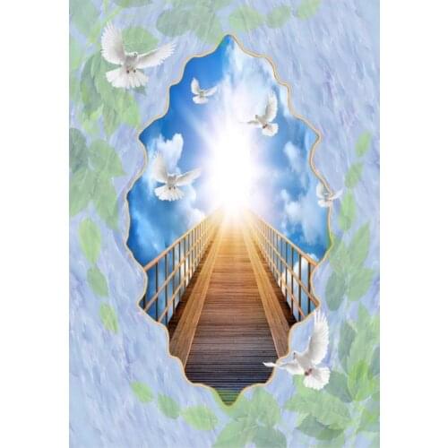 Custom photo wallpapers 3d ceiling wallpaper for walls 3 d European marble blue sky pigeon simple ceiling background wall papers