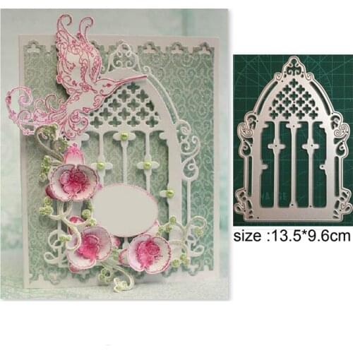 Hollow castle New Cutting Dies for Scrapbooking Craft Cards cutting dies for interactive cards