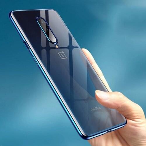 Luxury Plating Phone Case For Oneplus 8 7 7T Pro Soft TPU Silicone Back Cover For Oneplus 8 7 6 5 3 6T 5T 3T Fashion Coque Capa