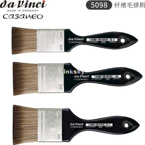 Da Vinci Casaneo Serie 5098 Pinceau A Aquarelle Francais Et Estompes,watercolour Brush No. 30,40,50 mm and Estompes