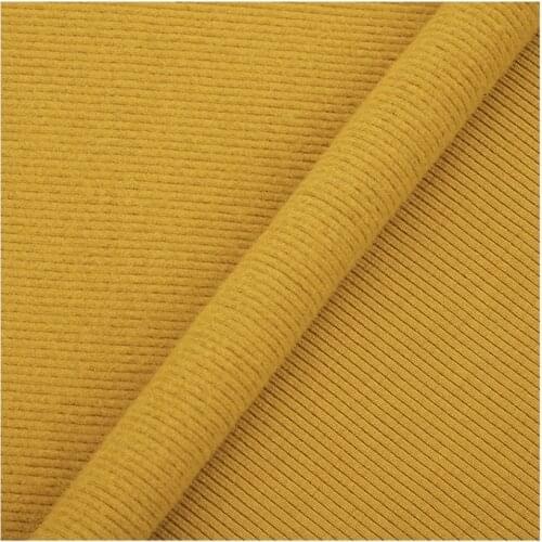 Width 55" Fashionable Comfortable Solid Color Elastic Thread Knitted Fabric By The Yard For T-shirt Dress Material