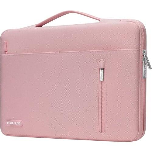 MOSISO Laptop Sleeve Bag for MacBook Pro Air 13 inch 13.3 HP 360 Protective Notebook Computer Briefcase Bag with Trolley Belt