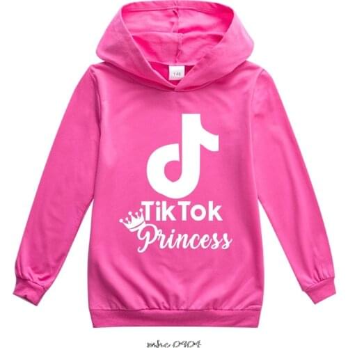Tik Tok Hoodie Kids Boys&Girls Long Sleeve Hooded Sweatshirts Childrens Hoodies Street Style Tik Tok Clothes