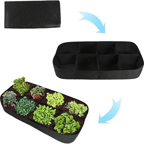 180x90x30cm Vegetable Garden Pots Felt Planter Grow Bags Planting Fabric Pots Large Plant Growing Bag Planter Gardening Supplies