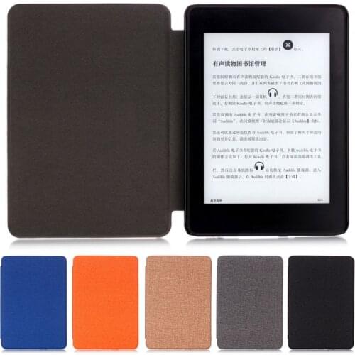 Flip Cloth Pattern Protective Cover Smart Case Protector for Amazon Kindle Paperwhite (2018) E-book Reader Accessories W91A