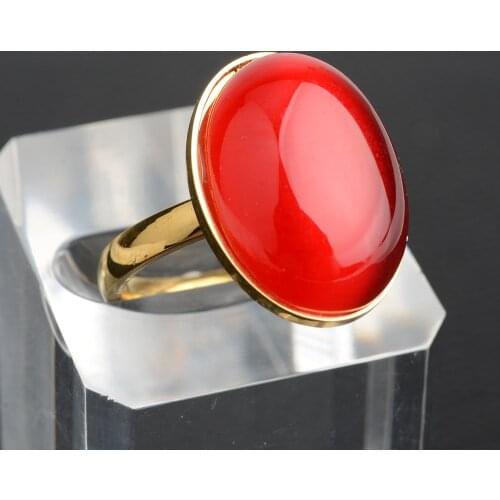Stainless Steel Woman Rings pebble Gold Elegant Simple for Lady Girlfriend Jewelry Creativity Gift Wholesale