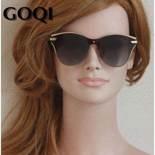 GOQI 2018 Fashion women polarized colorful flash polarized sunglasses ,metal frame women goggle ,festival shopping sunglasses