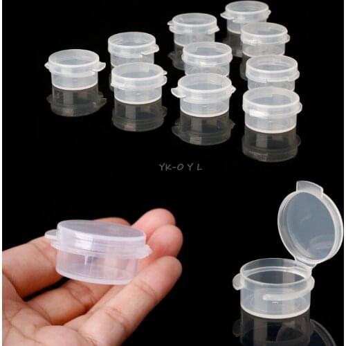 10Pcs Make Up Jar Mini Sample Bottle Sealing Pot Face Cream Container Portable