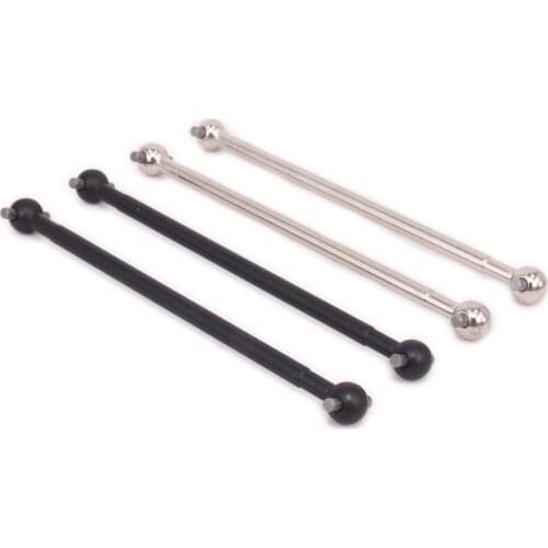 2PCS Iron Black #45 Steel Silver Dogbone Drive Shaft 8x97.2mm For RC Model Car 1/10 Himoto Big Foot E10Mtl E10Mt E10Bp HopupPart