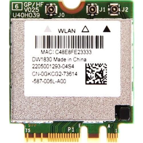 BCM943602BAED DW1830 AC BCM94360 NGFF M.2 1300Mbps BT4.1 WiFi Wireless Card better than BCM94352Z DW1560 support mac os