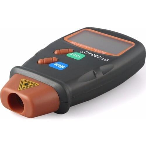 Kebidumei Digital Laser Tachometer Hour Meter Diagnostic tool Non-Contact Motor Lathe Speed Gauge Revolution Spin RPM Meter