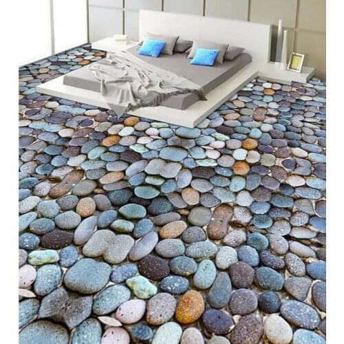 Photo floor wallpaper 3d stereoscopic stone Waterproof floor mural painting self-adhesive 3D floor