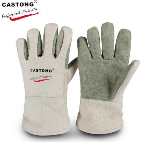 2 pcs High temperature resistant gloves High temperature resistant gloves Burn gloves Kitchen temperature 500