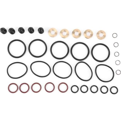 Oil Seals 5Sets Pump Nozzle Sealing Kits 1417010999 Fuel Injector Seal Repair Kit for 1.2l 1.4l 1.9l 2.0l 2.5l TDI Engines