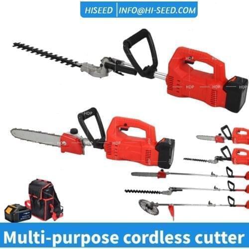 Small trimmer lawn knapsack mowing multifunctional machine accessories greening rechargeable handrail