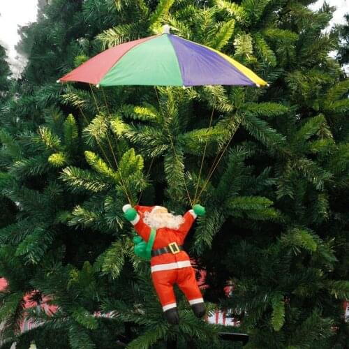 New Santa Claus ornaments Christmas hall decorations parachute Santa Claus Santa Claus pendant