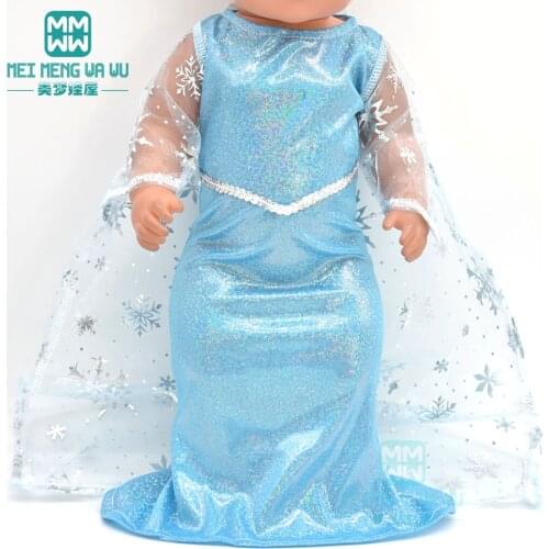 Clothes for doll fits 43cm toy new born doll accessories baby fashion cloaks dress Coats boots