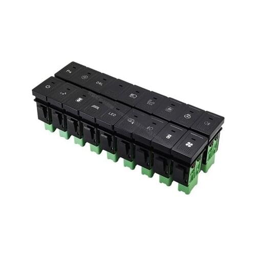 For Suzuki SX4 Front Fog Light LED DRL Heating Up Tail Gate Radar Parking Sensor Switch Button with wire