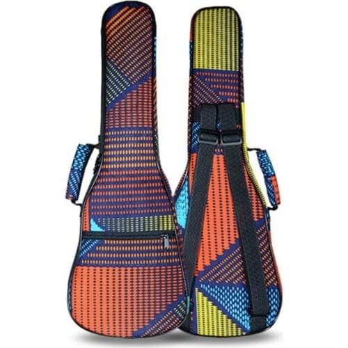 Wholesale retail waterproof vintage 21 26 concert ukulele bag soprano case lanikai guitar padded backpack patterns straps pocket